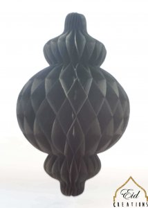 Lantern Honeycomb Black  (case of 12)